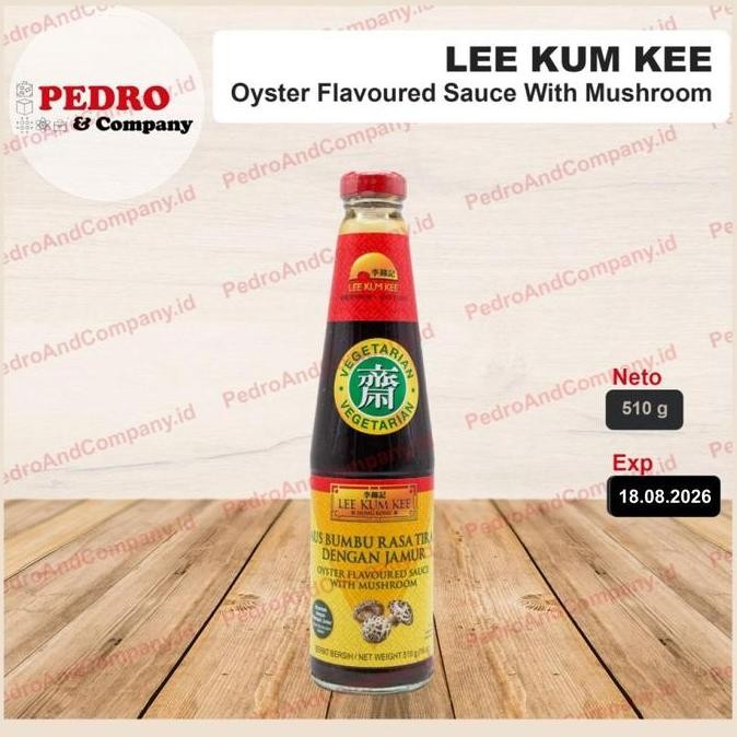 

Promo Lee Kum Kee Vegetarian Oyster Sauce 510g | Saus Tiram Jamur Tanpa Daging