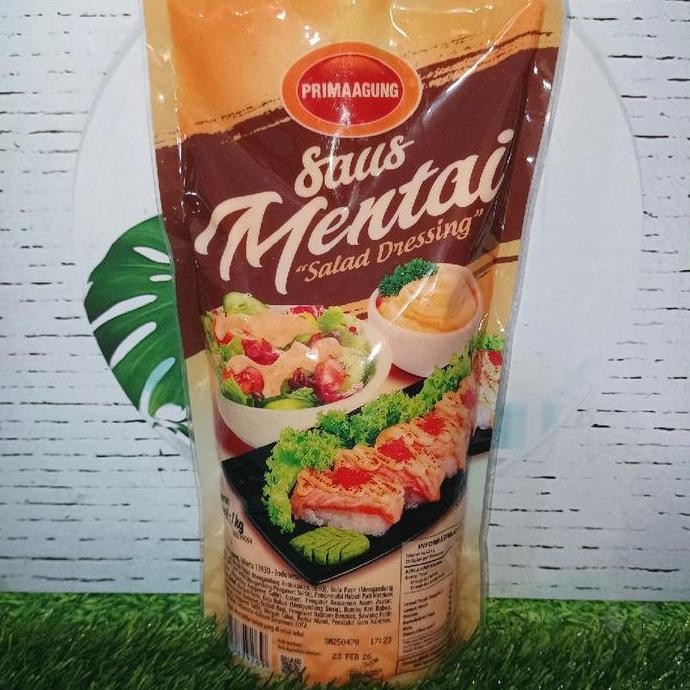 

Promo Saus Mentai Salad Dressing Prima Agung - Saus Mayo Mentai Sushi Botol