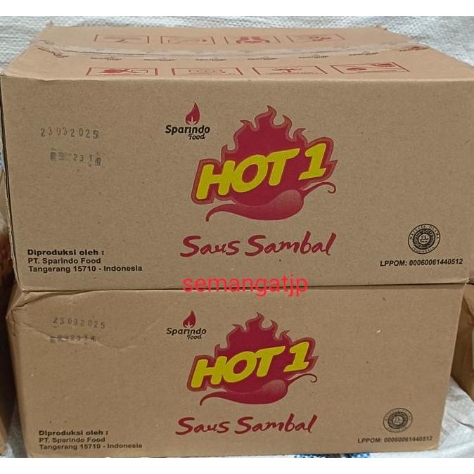

Promo Saus Sambal HOT 20 Pack x 24 Sachet | 1 Perdus Saus Sachet Pedas