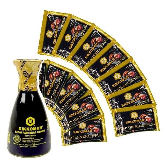

Promo Kikkoman Soy Sauce Sachet Halal 5ml - Paket 100 Pcs Kecap Asin Sushi