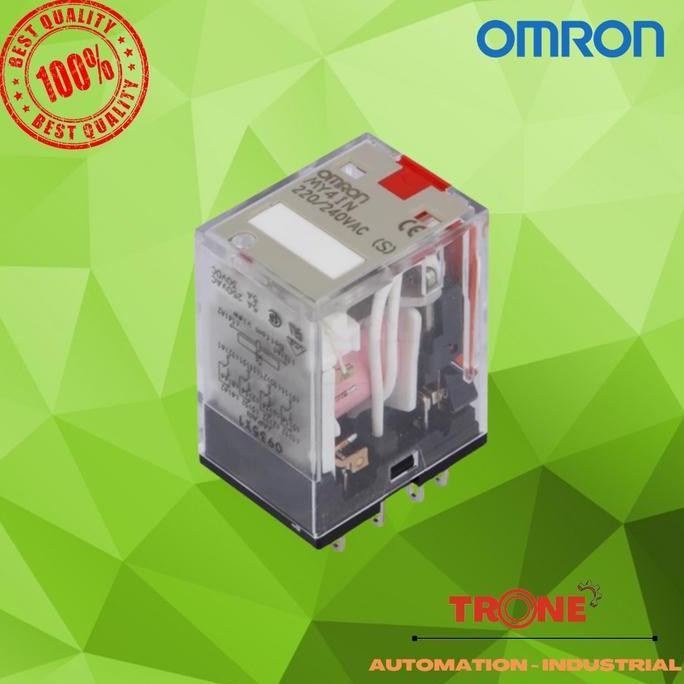 Relay Omron My4In 220Vac 14 Pin 14 Kaki New Stok