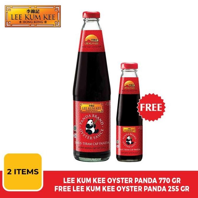 

Promo Paket Hemat Lee Kum Kee Oyster Sauce Panda 770gr + Free 255gr - Banded Promo