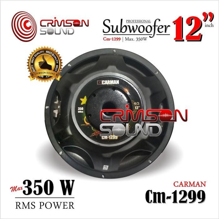 SUBWOOFER 12 Inch CARMAN CM-1299 Berkualitas Terbaru