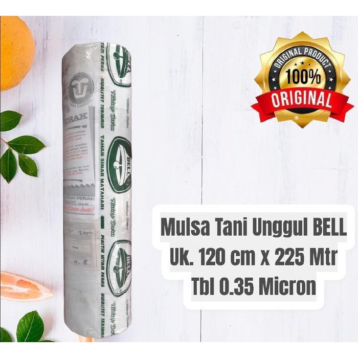 AS Plastik Mulsa Hitam Perak Cap Bell