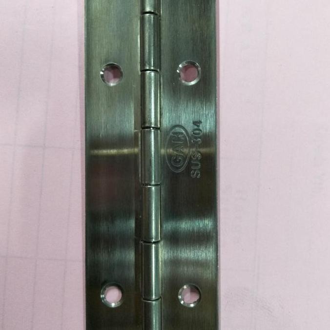 Engsel Piano Stainless Steel Sus304 / Engsel Piano / Engsel Stainless Steel Kualitas Premium