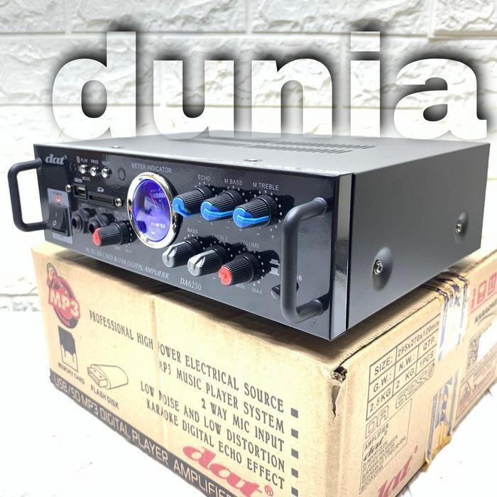 Amplifier Karaoke Dat DA 6250 Original Bluetooth - USB DAT DA6250 AC