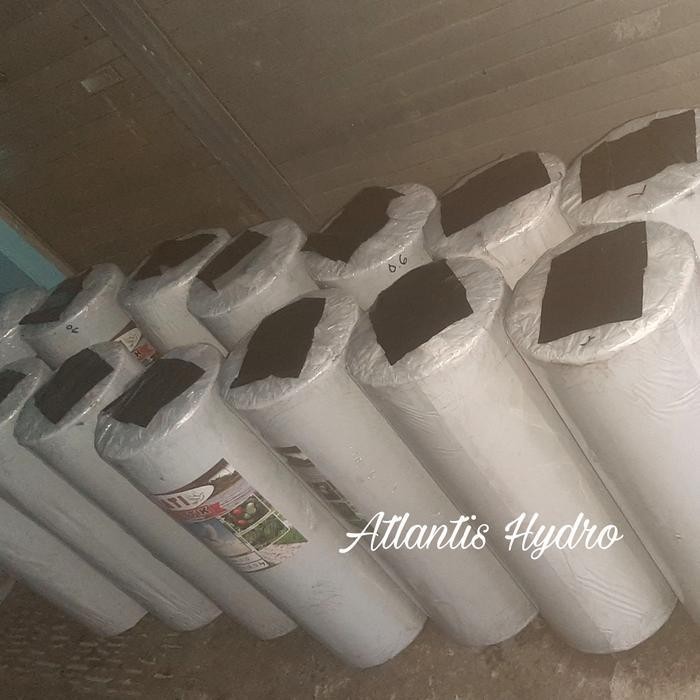 AS Plastik Mulsa Hitam Perak Lebar 1,2 M ( ECERAN ) MURAH 