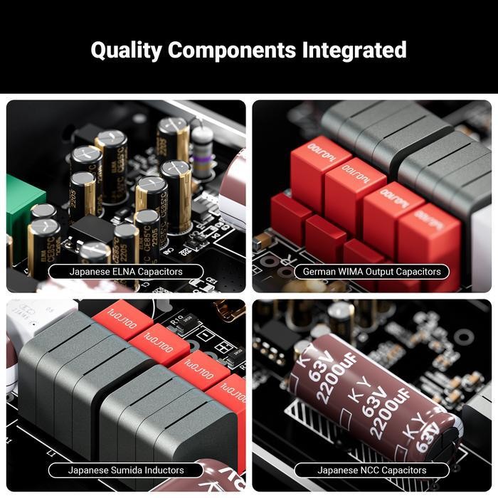 Fosi Audio V3 Class D Compact Desktop Power Amplifier