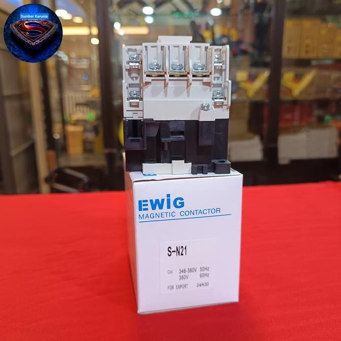 Contactor Kontaktor Ewig Sn21 S-N21 New Stok