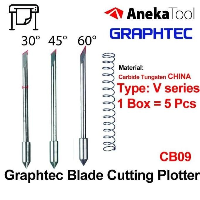 

Promo! Pisau Cutting Sticker Graphtec Blade - V Series (Baja Carbide China)