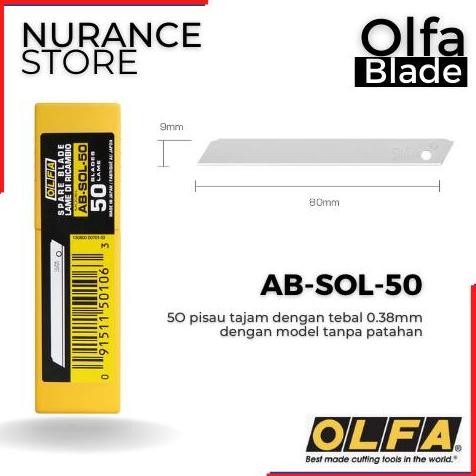 

Refill Blade Olfa Ab-Sol-50