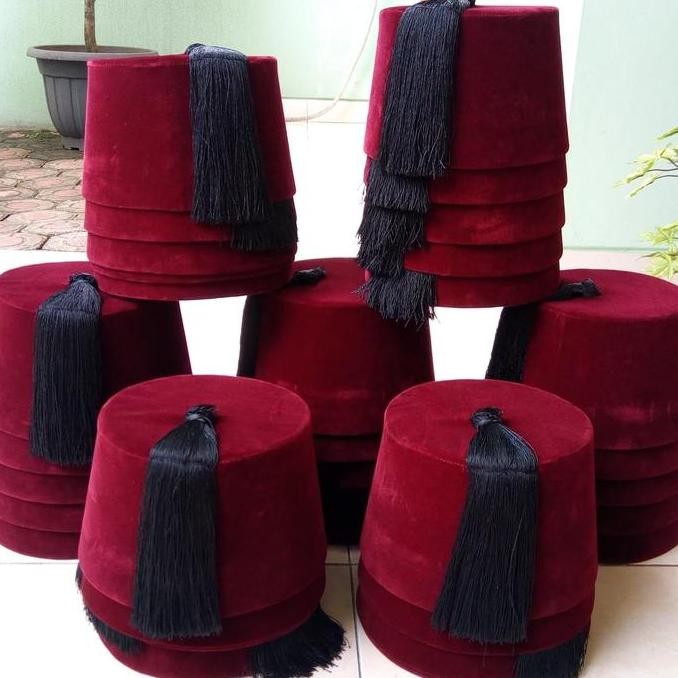 Fez Turki / Tarbus / Peci Ottoman Abdul Hamid Ii