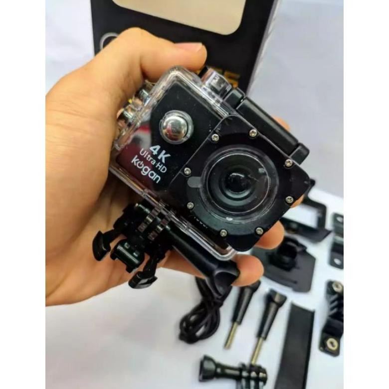 SATU SET  KAMERA SPORT CAM Kogan WATER RESIST / VLOG YOUTUBE GAMING SPORT ULTRA HD 1080 KOGAN aSt