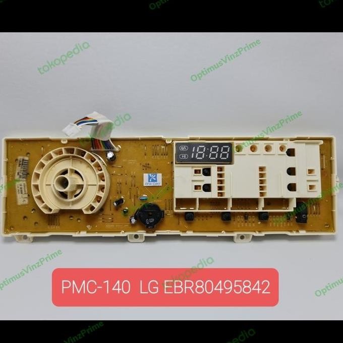 MODUL PCB DISPLAY MESIN CUCI LG FRONT L. EBR804958 FM1071D6 / FM1281D6