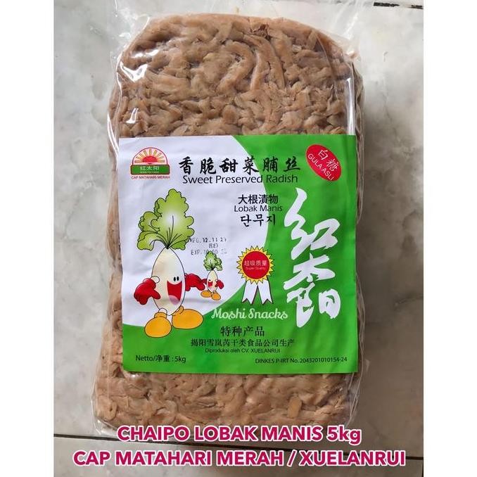 

Diskon! Lobak Manis Chaipo Cap Matahari Merah 5Kg Segar Grosir