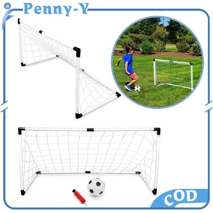 Promo 2Pcs Mainan Gawang Sepak Bola Anak Mainan Gawang Bola Gawang Anak Bola
