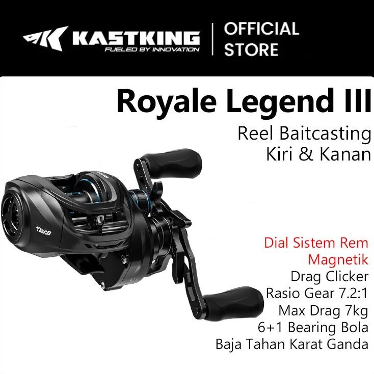 [OFFICIAL] KASTKING ROYALE LEGEND III Reel BC Baitcasting Reel Pancing, Drag clicker, 7.2:1 Gear Rat