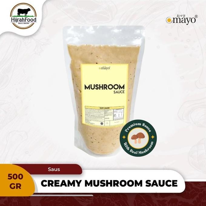

Omayo Creamy Mushroom Sauce Premium | Saus Jamur Asli Premium Siap Saji - 500 gr H32
