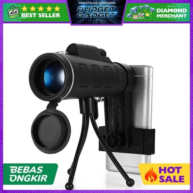 Produk Baru Lensa Zoom HP 40X60 - Kamera Tele Zoom HD Smartphone Monocular