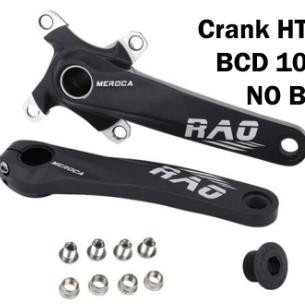 Meroca Rao Crankset Tanpa Ht2 Crank Set Hollowtech Bcd 104 Hitam