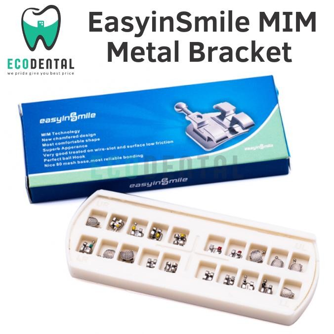 Easyinsmile Metal Bracket Orthodontic High Polishing/ Behel Gigi Metal USA 1 aSt