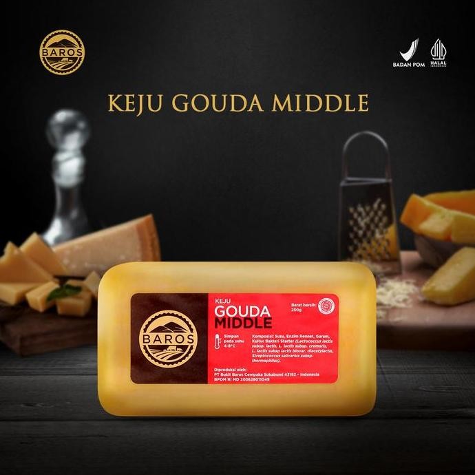

Baros Keju Gouda Middle - Potongan | Cheese