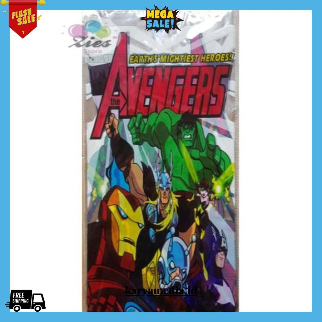 

Plastik Snack Ulang Tahun / Plastik Kado / Plastik Souvenir Avengers Siap Kirim