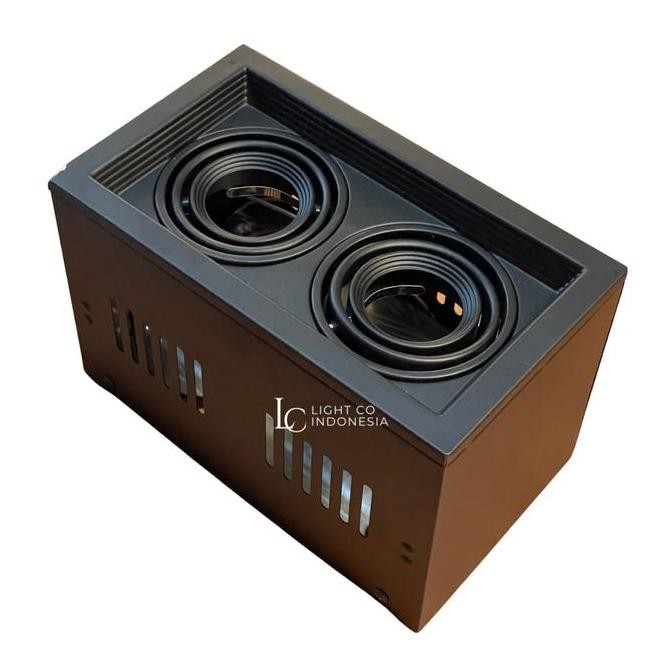 Downlight Outbow 2lampu kotak / downlight outbow 2lp MR16