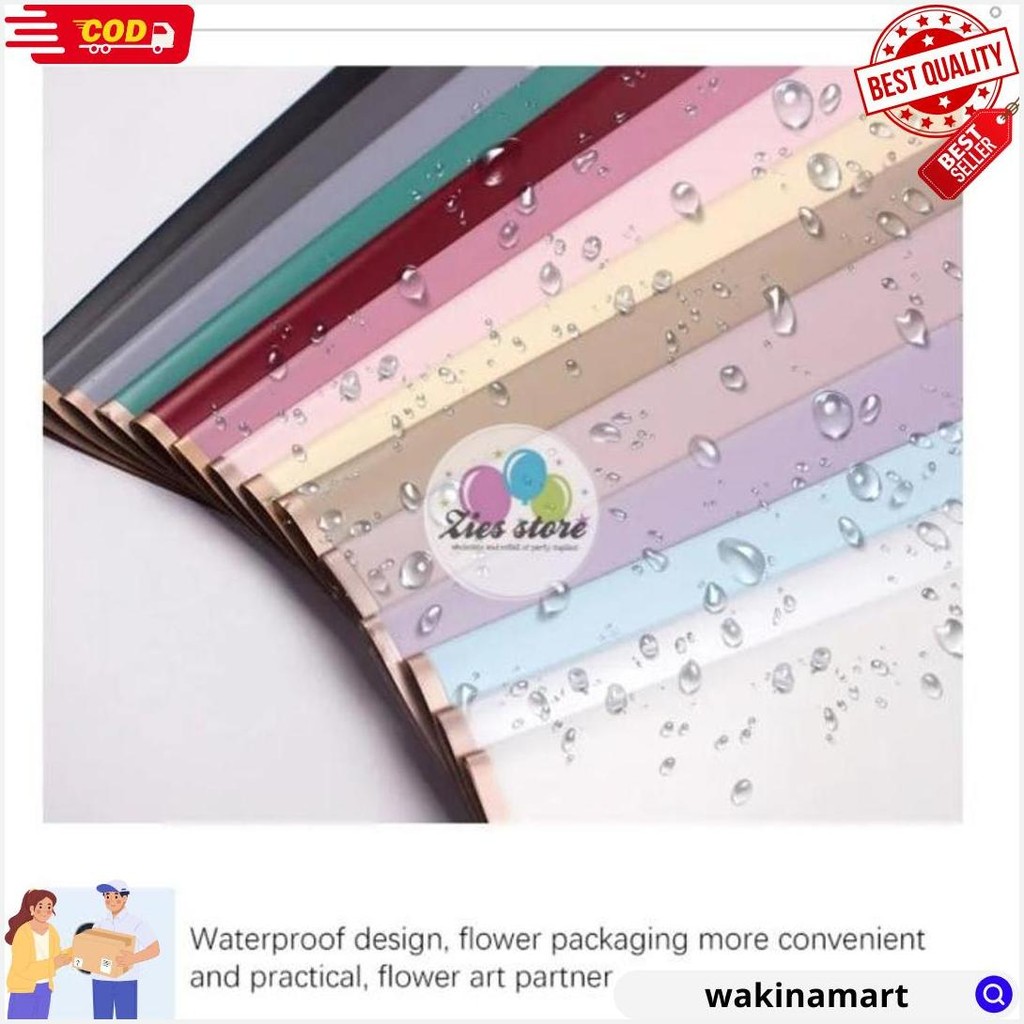 

Isi 20 Kertas Buket Bunga / Flower Wrapping Paper Frame List Rose Gold - Putih Termurah Banget