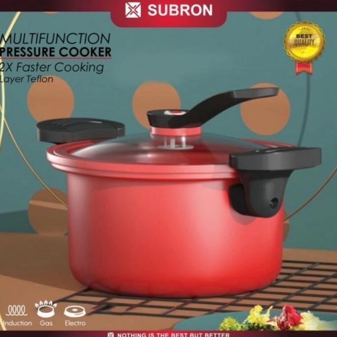Subron Panci Presto Teflon 3.5Liter Pressure Cooker