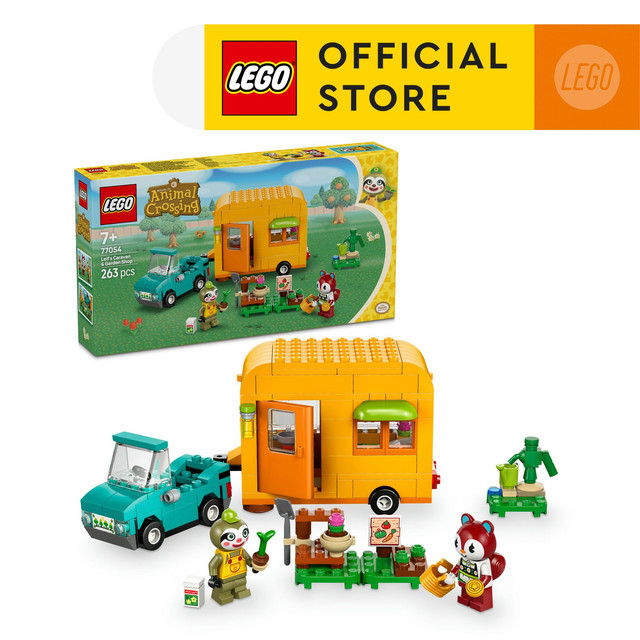 LEGO Animal Crossing 77054 Leif's Caravan & Garden Shop (263 Pieces), Building Block, Toys, Bricks