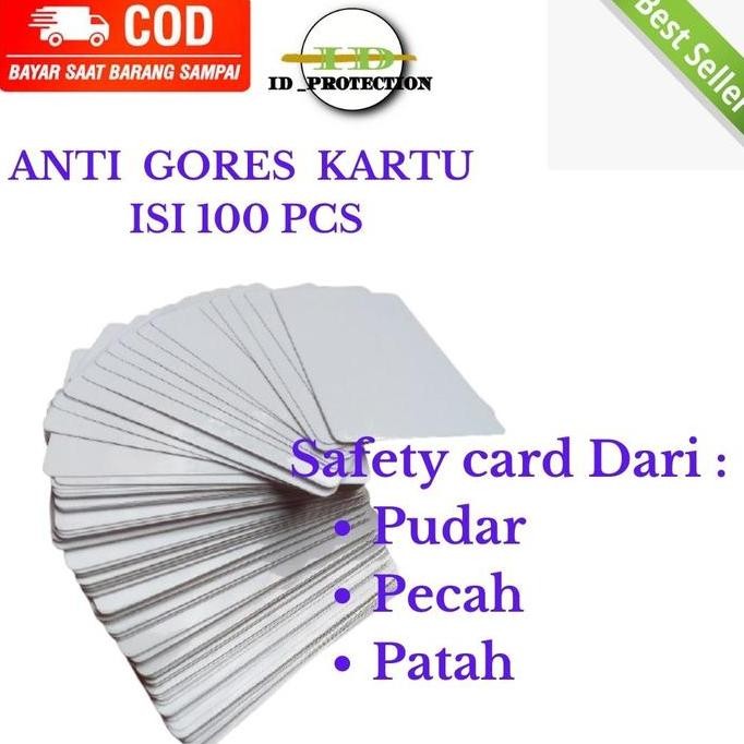 

BEBAS ONGKIR - Anti gores sim Anti gores ktp plastik laminating isi 00 lembar