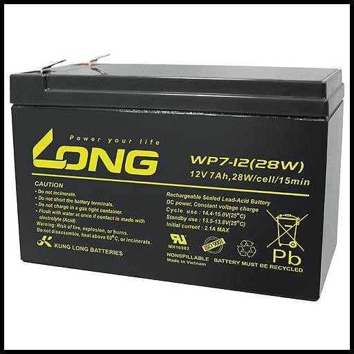 Aki UPS Long 12V 7AH Aki Sprayer Swan Baterai UPS Battery