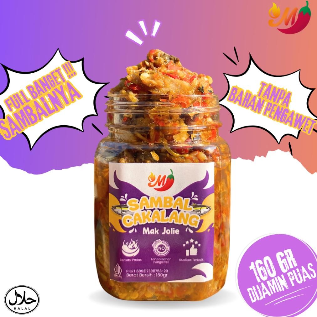 

TERMURAH 160GR Sambal Cakalang Sambal Mak Jolie - Sambalpedas sambalcakalang samballauk sambel lokal aSt
