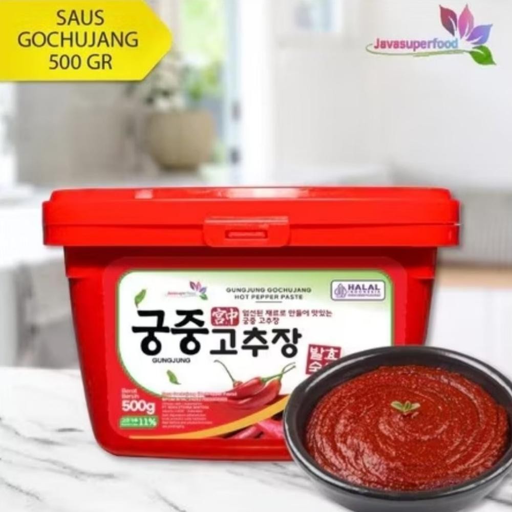 

Pasta Cabai Korea - Korean Hot Chili Pepper Paste - Gungjung Gochujang Import - 500g - Halal aSt