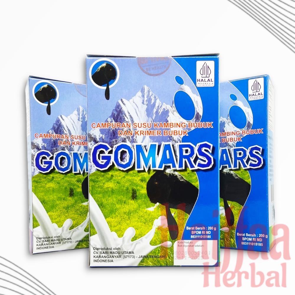 

Susu GOMARS Original Susu Kambing Etawa Minuman Susu Bubuk 200gr Asli aSt