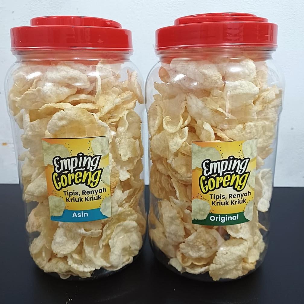 

Emping Belinjo Goreng Toples 2 liter dan 3 liter aSt