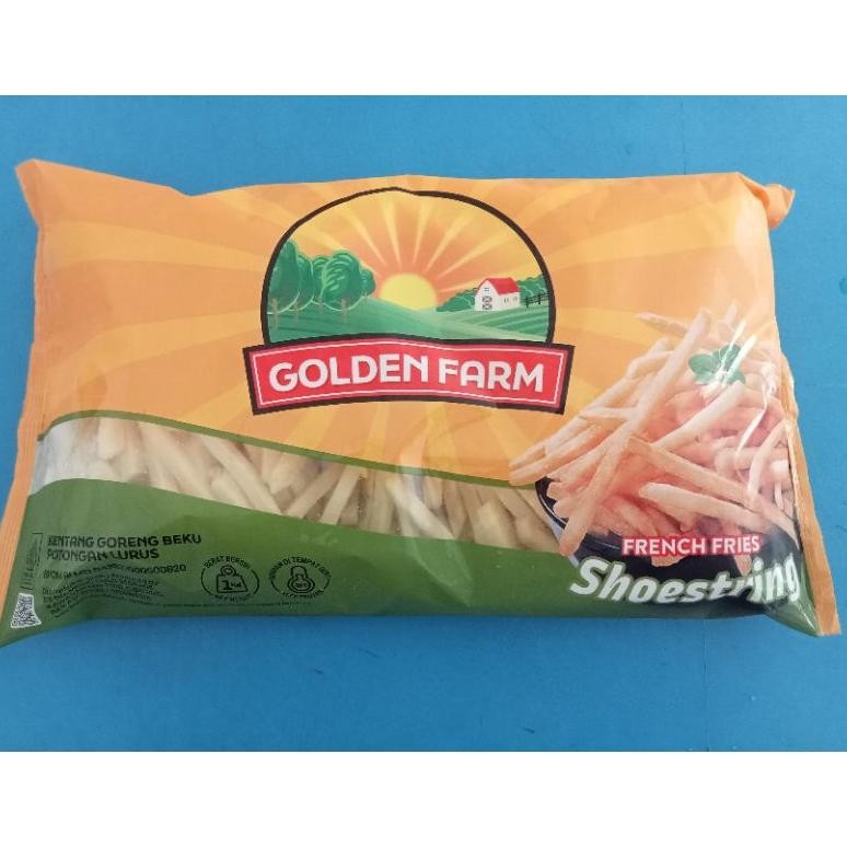 

GOLDEN FARM KENTANG 1KG SHOESTRING / STRAIGHTCUT / CRINKLE CUT aSt