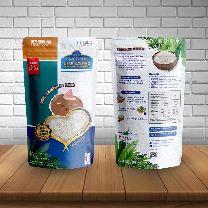 

Beras Porang KARETA KIN NEW FORMULA 1 KG - Shirataki/Konjac Rice aSt