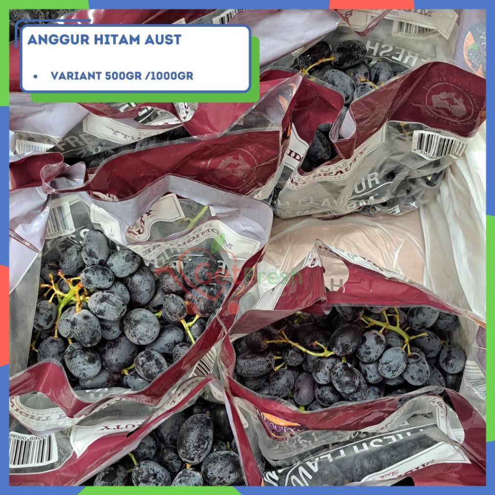 

Anggur Hitam Aust - 500gr/1kg aSt