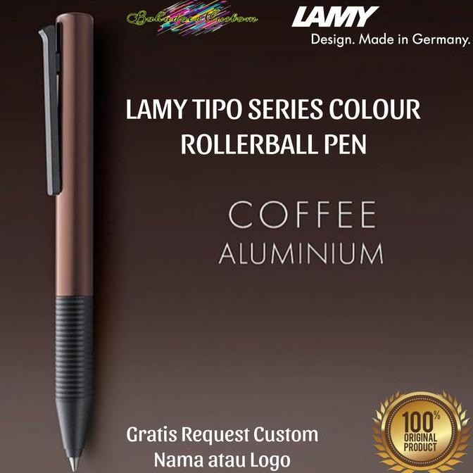 

TERLARIS - PULPEN LAMY ORIGINAL MADE IN GERMANY ROLLERBALL PEN TIPO SERIES COLOUR COFFE GRATIS REQUEST CUSTOM GRAFIR NAMA ANDA ATAU LOGO ANDA COCOK UNTUK PEMAKAIAN PRIBADI ATAU UNTUK HADIAH SPESIAL MERCHANDISE PROMOSI ANDA