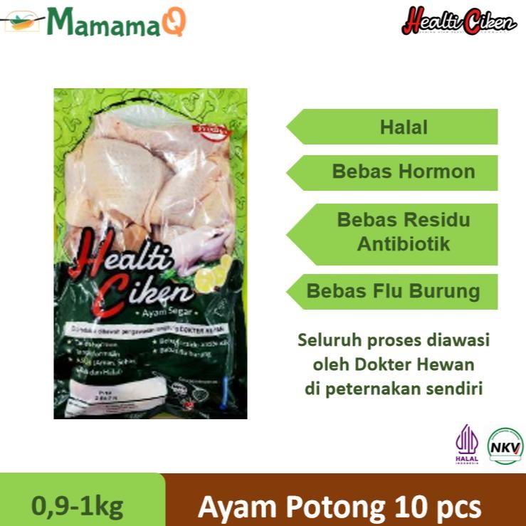 

HealTI CIKEN Healthy Chicken Ayam Sehat Probiotik Potong 10 Halal 0,9-1 kg aSt