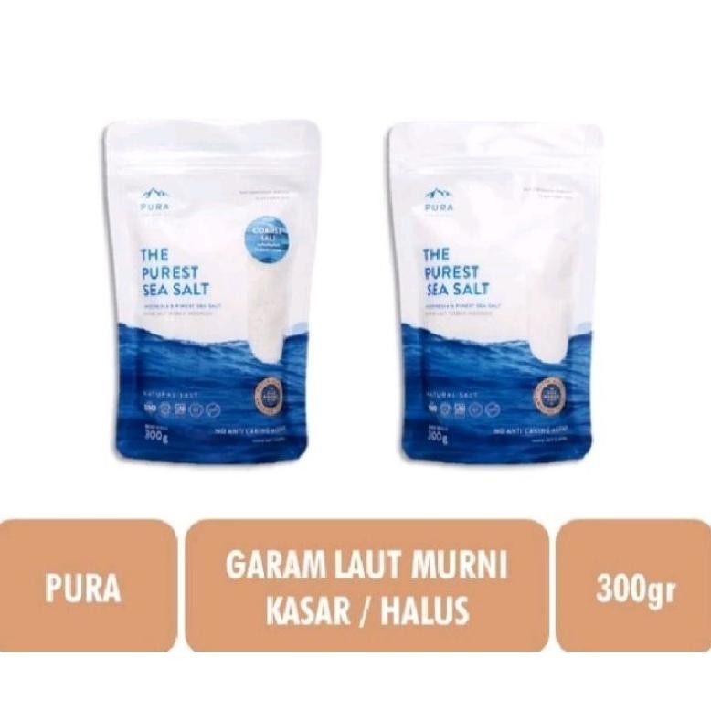 

Pura The Purest Sea Salt Garam Laut Murni - Garam Organik - Garam Natural 300gr aSt