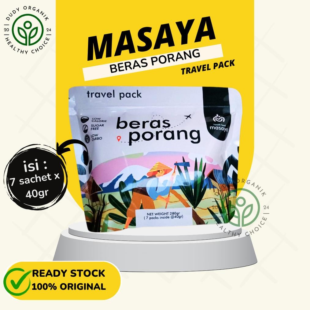 

Travel Pack Masaya Beras Porang - beras porang shirataki konjac diet health food aSt