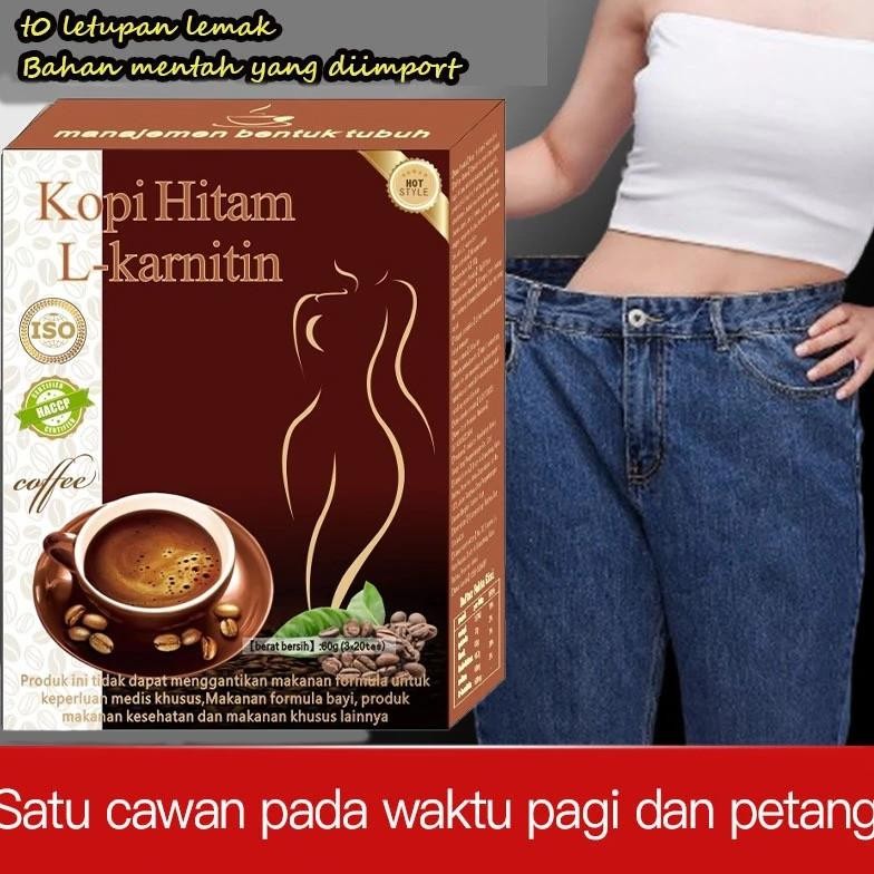 

(3gram x 20bungkus)Bubuk kopi instan L-karnitin,kopi hitam pelangsing 7 hari,Kopi kolagenPerut kurus tanpa rasa sakitbuat diet badanobat penurun berat badan,,kopi hitam,kopi bloom pelangsing aSt