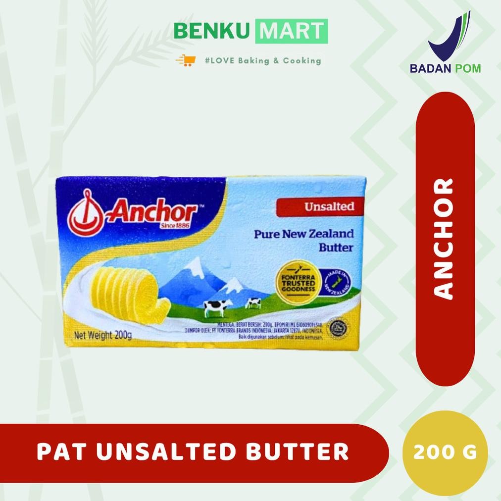 

Anchor Unsalted Butter 200 Gram Kualitas Tinggi aSt