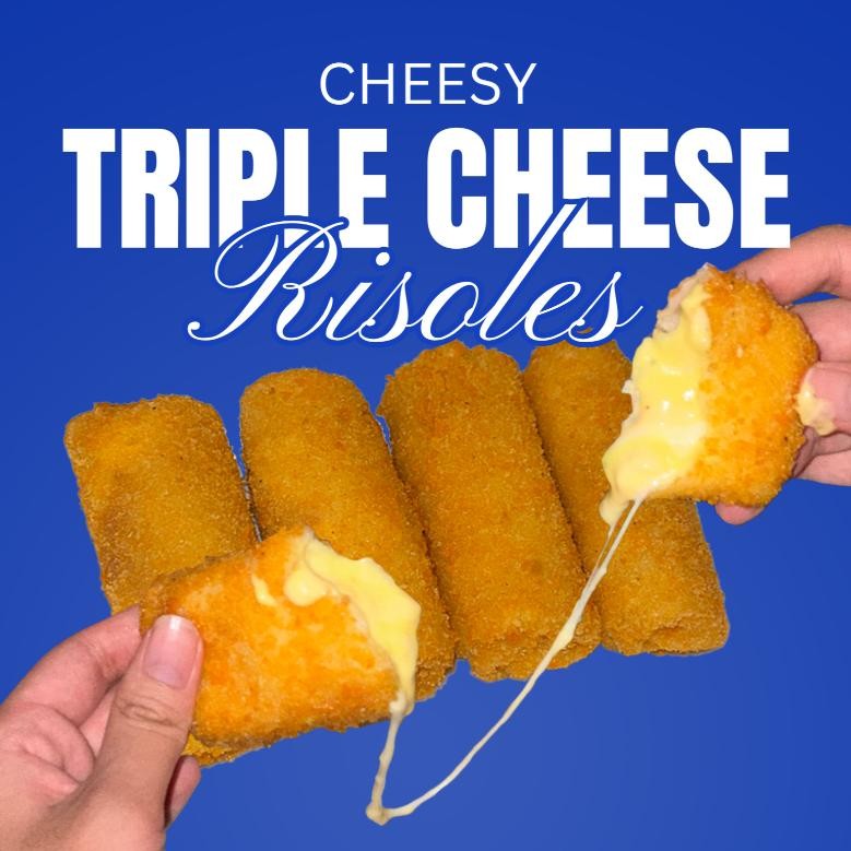 

MUCHACHO Cheesy Triple Cheese Risoles [Isi 4] - Frozen aSt