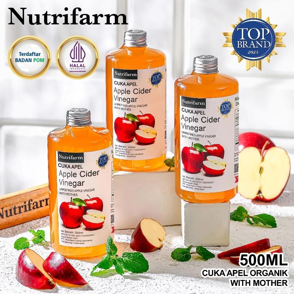 

Cuka Apel 500 ml Bundle 3 Pcs / Apple Cider Vinegar With Mother aSt