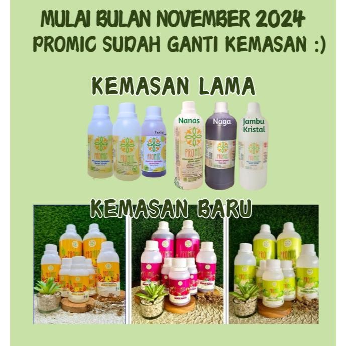 

Promic Probiotic Microbs Minuman Permentasi Alami Biang Starter Nanas Jambu Kristal Naga 1 Liter aSt