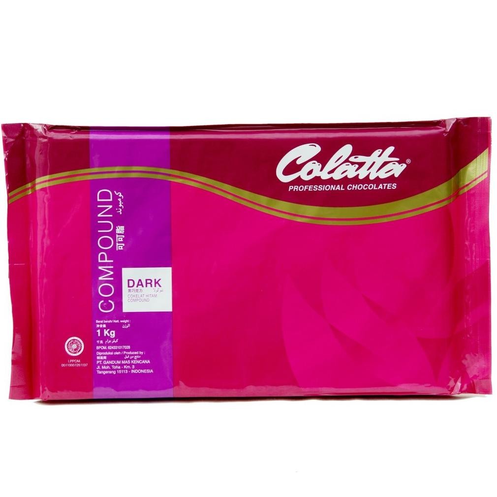 

Cokelat Batang - Colatta Dark Chocolate Compound Kemasan 1kg aSt